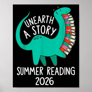 Póster Descubre una historia Verano Lectura 2026 Libros d