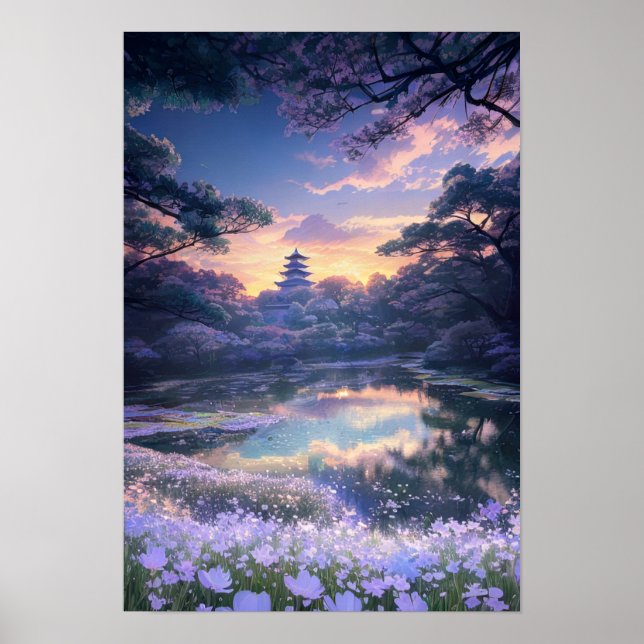 Póster Descubriendo la encantadora Pagoda (Frente)