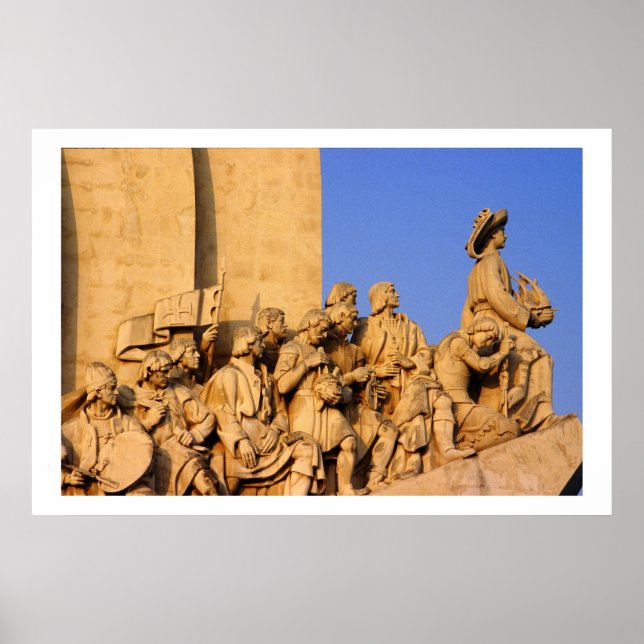 Póster Descubrimiento de detalles del monumento, Lisboa P (Frente)