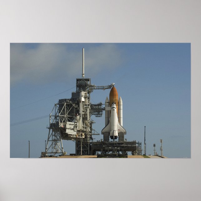 Póster Descubrimiento de lanzadera espacial está listo 2 (Frente)