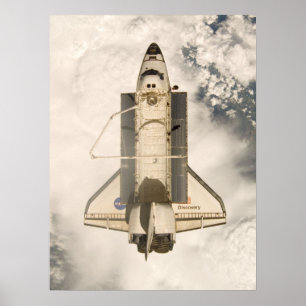 Póster Descubrimiento del lanzador espacial