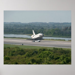 Póster Descubrimiento del lanzador espacial