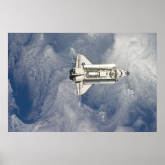 Póster Descubrimiento del lanzador espacial