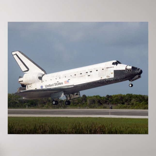 Póster Descubrimiento del lanzador espacial (Frente)