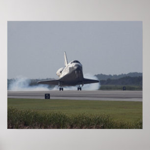 Póster Descubrimiento del lanzador espacial