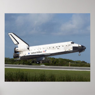Póster Descubrimiento del lanzador espacial