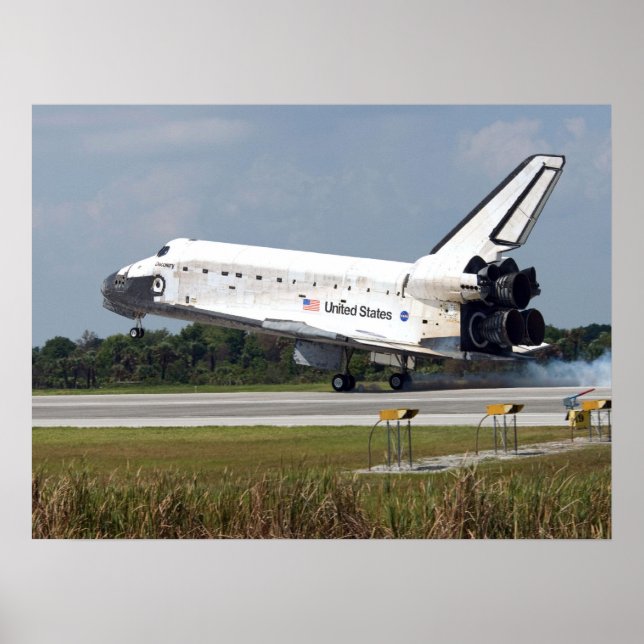 Póster Descubrimiento del lanzador espacial (Frente)