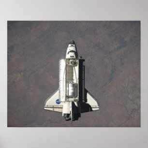 Póster Descubrimiento del lanzador espacial