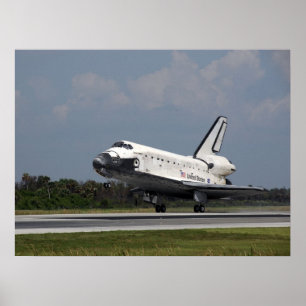Póster Descubrimiento del lanzador espacial