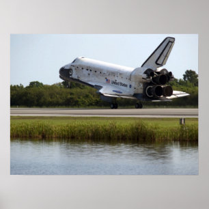 Póster Descubrimiento del lanzador espacial