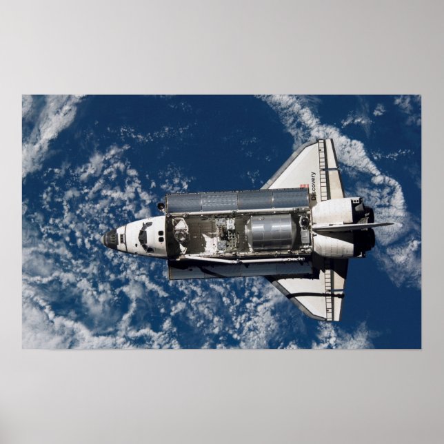 Póster Descubrimiento del transbordador espacial 10 (Frente)