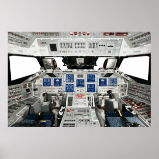 Póster Descubrimiento del transbordador espacial OV-103 C