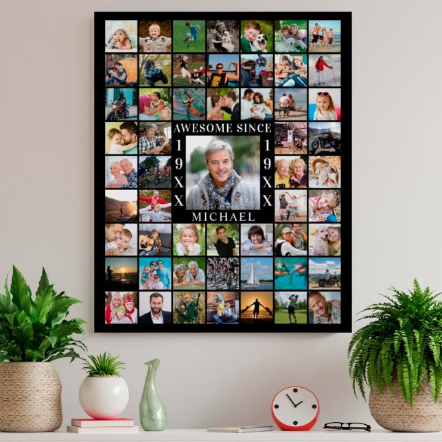 Póster DESDE EL AÑO 55 EL Collage de fotos ES INGENUO (Subido por el creador)