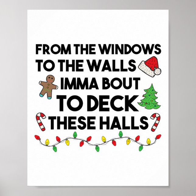 Póster Desde Las Ventanas Hasta Las Paredes Imma Bout To  (Frente)