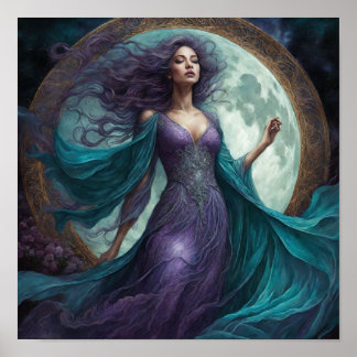 Póster Desdemona Una Diosa De La Luna