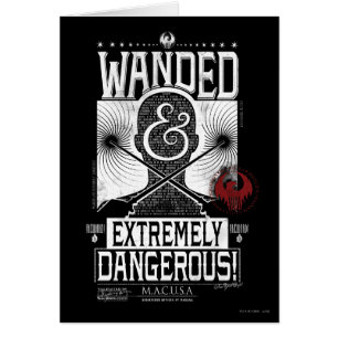 Poster deseado y extremadamente peligroso - Blanco