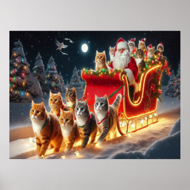 Póster Deseamos una feliz navidad - O21 (Frente)