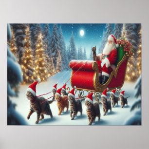 Póster Deseamos una feliz navidad - O23