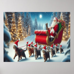 Póster Deseamos una feliz navidad - O23
