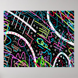 Póster Desechos espaciales