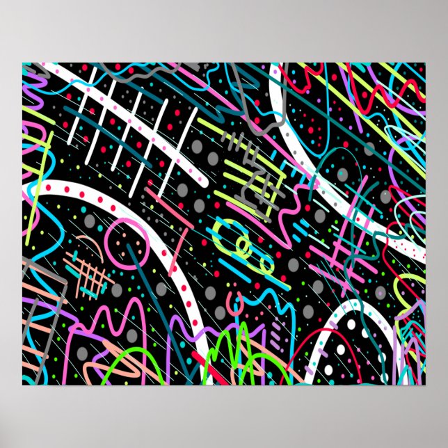 Póster Desechos espaciales (Frente)