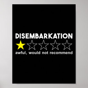 Póster Desembarco Horrible No Recomendaría Vacaciones 