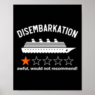Póster Desembarco Triste No Recomendaría