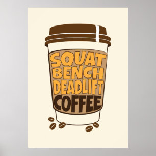 Póster Desempate y café del Squat Bench