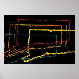 Póster desenfoque del orgullo de conexión