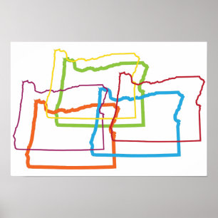 Póster desenfoque del orgullo orginal