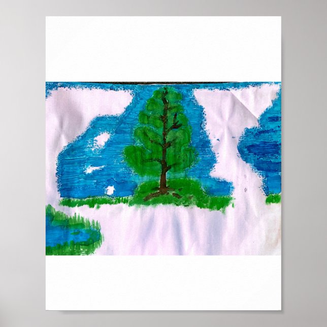 Póster Desenho, Arte, criativo, imaginação. (Frente)