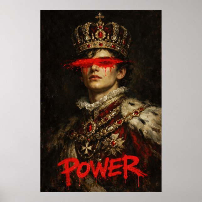 Póster DESEO — Retrato Neo-Barroco de un Rey (Frente)