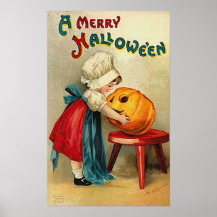 Póster Deseos de Merry Halloween