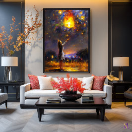 Póster Deseos en la linterna del cielo sueñan con expresi