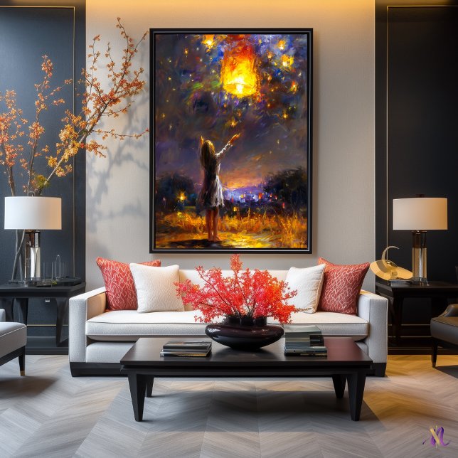 Póster Deseos en los Sueños de Linterna Celeste Expresiva (Subido por el creador)