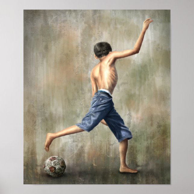 Póster Deseos - Jackie Liao - Futbol de futbol de fútbol (Frente)