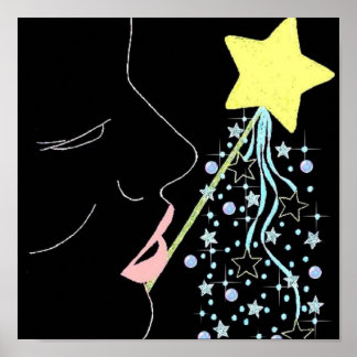 Póster Deseos Sobre Una Estrella
