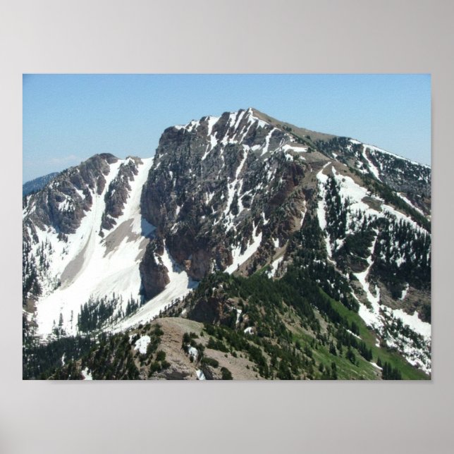 Póster Deseret Peak - 13.000 metros; Stansbury Mountains (Frente)