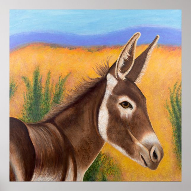 Póster Desert Burro (Frente)