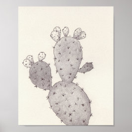 Póster Desert Cactus