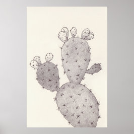 Póster Desert Cactus