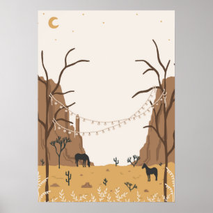 Póster Desert Canyon Poster