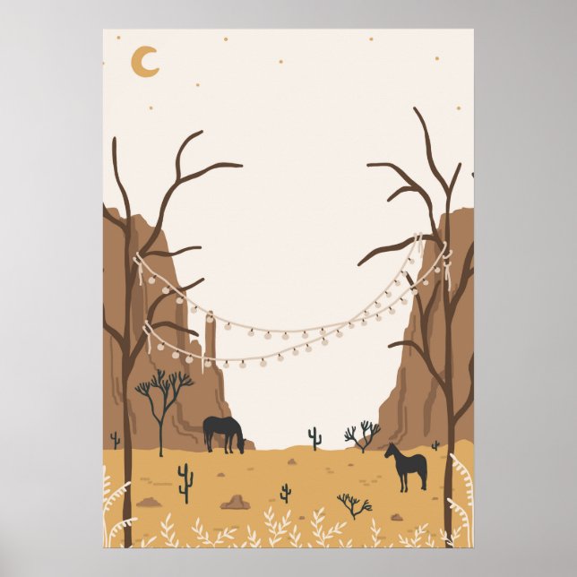 Póster Desert Canyon Poster (Frente)