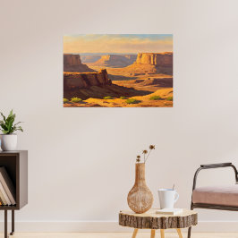 Póster Desert Canyons