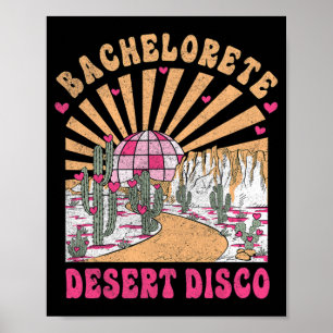Póster Desert Disco Novia Escuadrón Bridal Party Bachelor