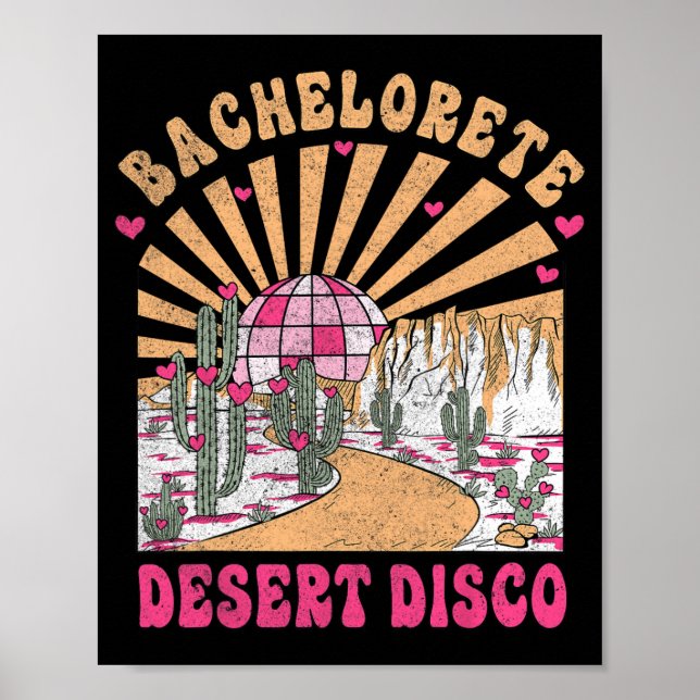 Póster Desert Disco Novia Escuadrón Bridal Party Bachelor (Frente)