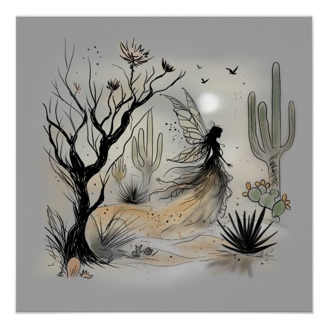 Póster Desert Fairy (Anverso)