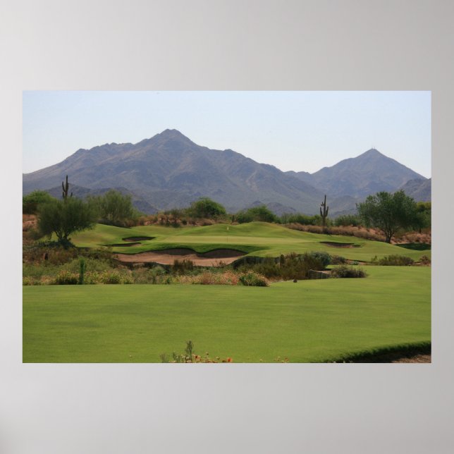 Póster Desert Golf (Frente)