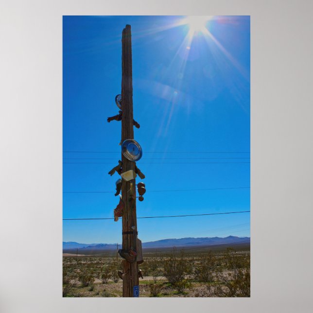 Póster Desert Roadside Art (Frente)