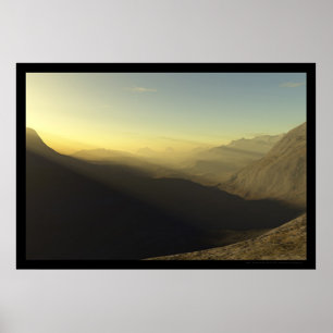 Póster Desert Sunrise